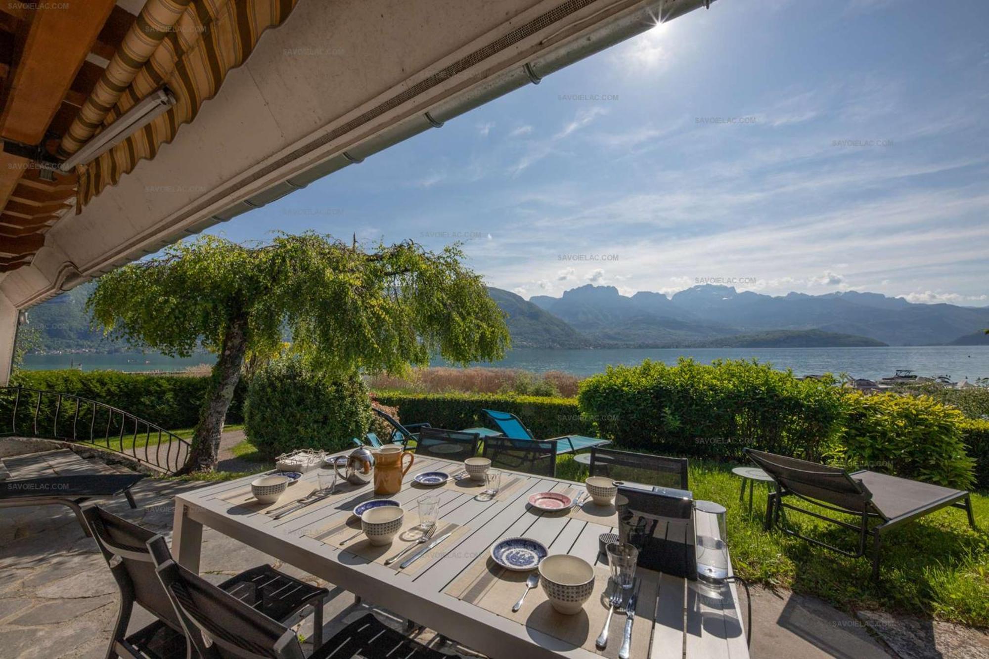 Savoielac - Lac D'Annecy - Sevrier - Bord De Lac : Villa Poisson Rouge Exteriör bild