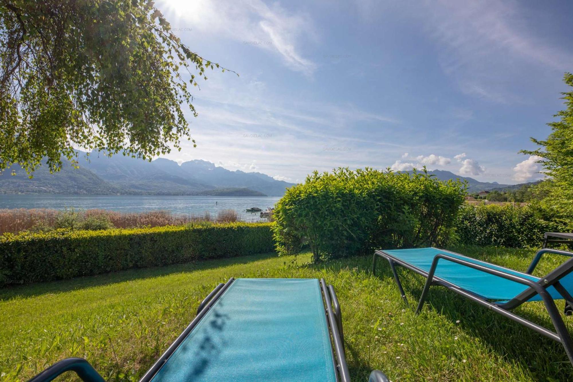 Savoielac - Lac D'Annecy - Sevrier - Bord De Lac : Villa Poisson Rouge Exteriör bild